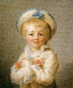 Jean-Honore Fragonard A Boy as Pierrot oil painting artist
